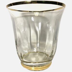 AERIN Sophia 18k Gold Crystal Glass Champagne Vase Bucket AH8417